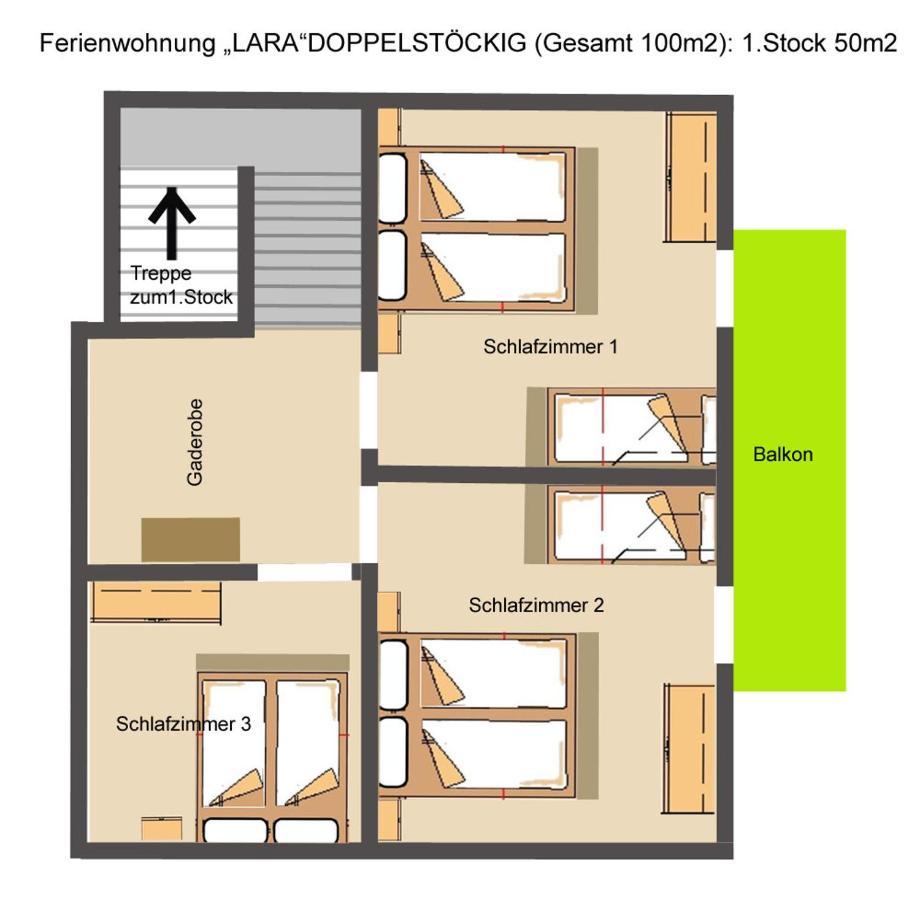 Appartement Lara & Lea Zell am Ziller Exteriör bild